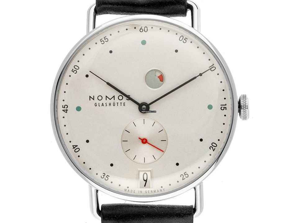  NOMOS Metro Datum Gangreserve Glashütte Metro Date Ref.1101 2025Full Set Neu 