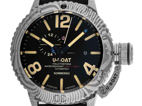  U-Boat Sommerso Damaskus Right Limitiert Ref.9988 Full Set Neu 