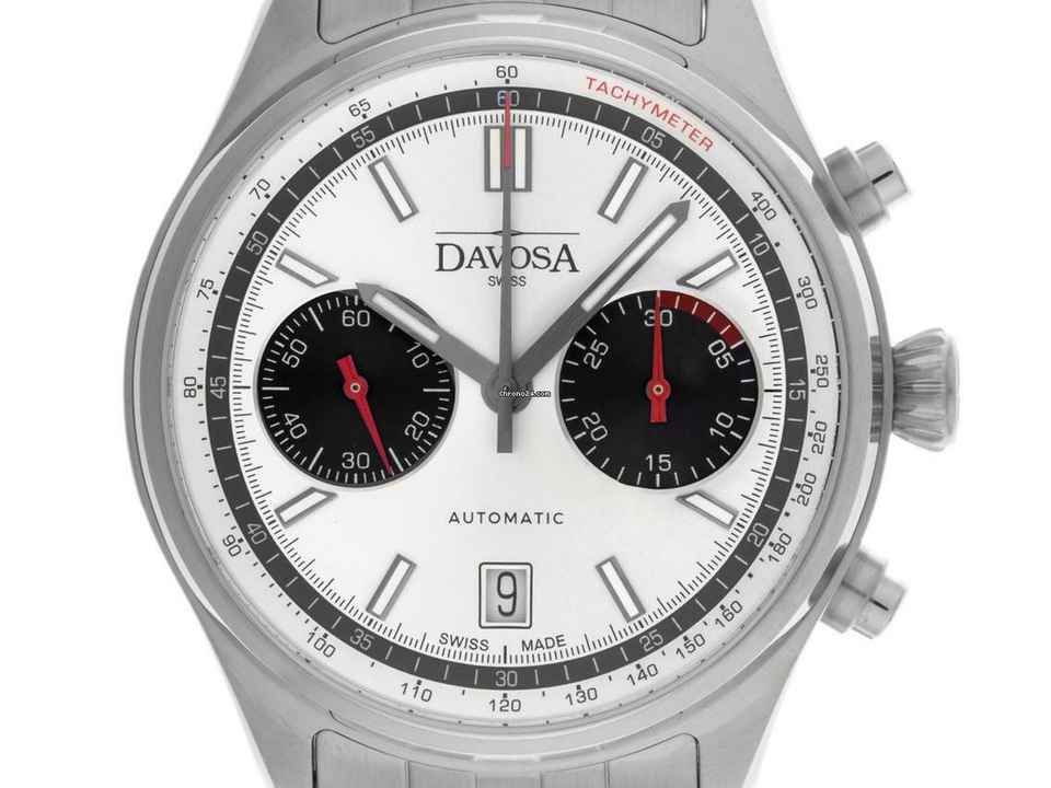  Davosa Newton Pilot Rally Chronograph limitiert Ref.161.536.10 Full Set Neu 