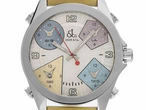 Thumbnail von Jacob & Co. Five Time Zone 5 Time 2000 original Box sehr gut Vintage </h1>