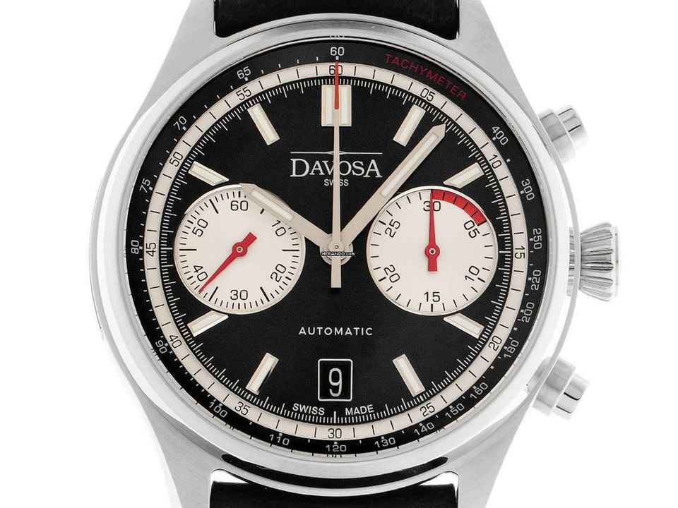  Davosa Newton Pilot Rally Chronograph limitiert Ref.161.536.55 Full Set Neu 