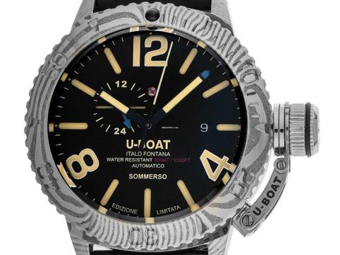  U-Boat Sommerso Damaskus Right Limitiert Ref.9988 Full Set Neu 