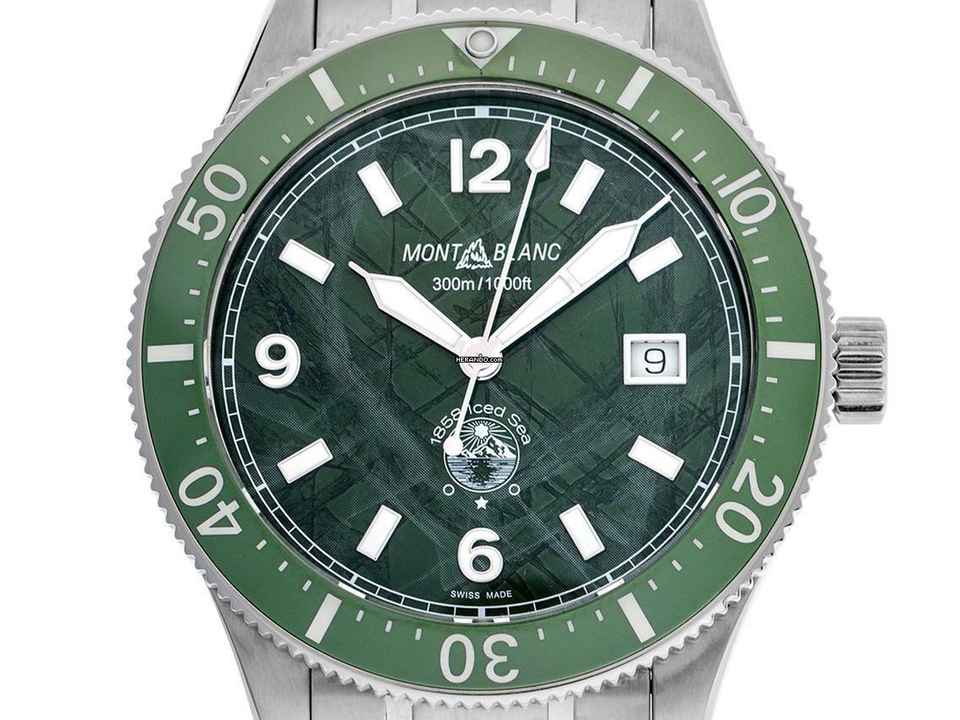  Montblanc 1858 Iced Sea 1858 Ref.129373 2022 Full Set wie Neu </h1> 