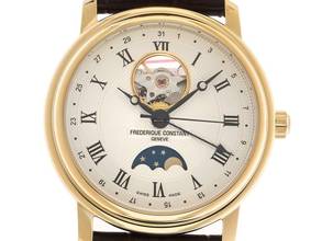 Thumbnail von Frederique Constant Classic Heart Beat Mondphase Ref.FC-335MC4P5 Full Set Neu