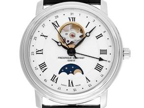 Thumbnail von Frederique Constant Classic Heart Beat Mondphase Ref.FC-335MC4P6 Full Set Neu