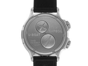 Thumbnail von U-Boat Capsoil Doppiotempo SS GMT Ref.8888/B Full Set Neu