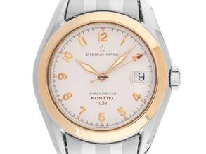 Thumbnail von Eterna Matic Kontiki 1858 red Ref.1573-47 2000 original Box wie Neu Vintage