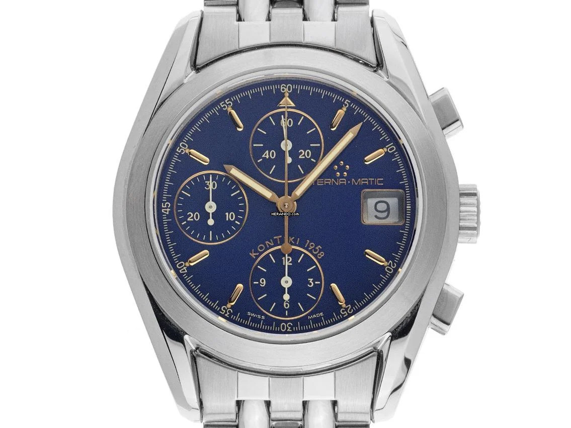  Eterna Kontiki 1958 Ref.1575.41 1994 original Box wie Neu Vintage 