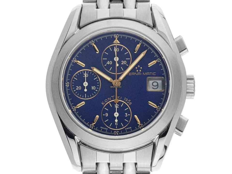  Eterna Kontiki 1958 Ref.1575.41 1994 original Box wie Neu Vintage 