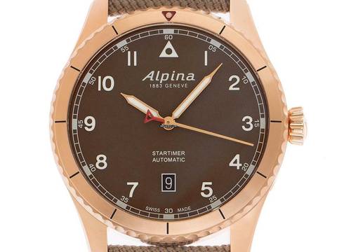  Alpina Startimer Pilot Ref.AL-525BR4S24 Full Set Neu 