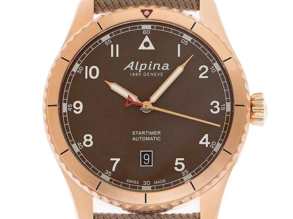  Alpina Startimer Pilot Ref.AL-525BR4S24 Full Set Neu 