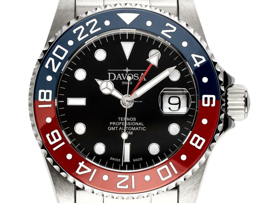  Davosa Ternos Professional TT GMT Ref.161.571.60 Full Set Neu 