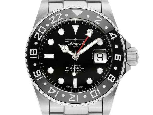  Davosa Ternos Professional GMT Diver Ref.161.571.50 Full Set Neu 