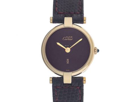  Cartier Vendome Vermeil 1989 original Box sehr Gut Vintage  