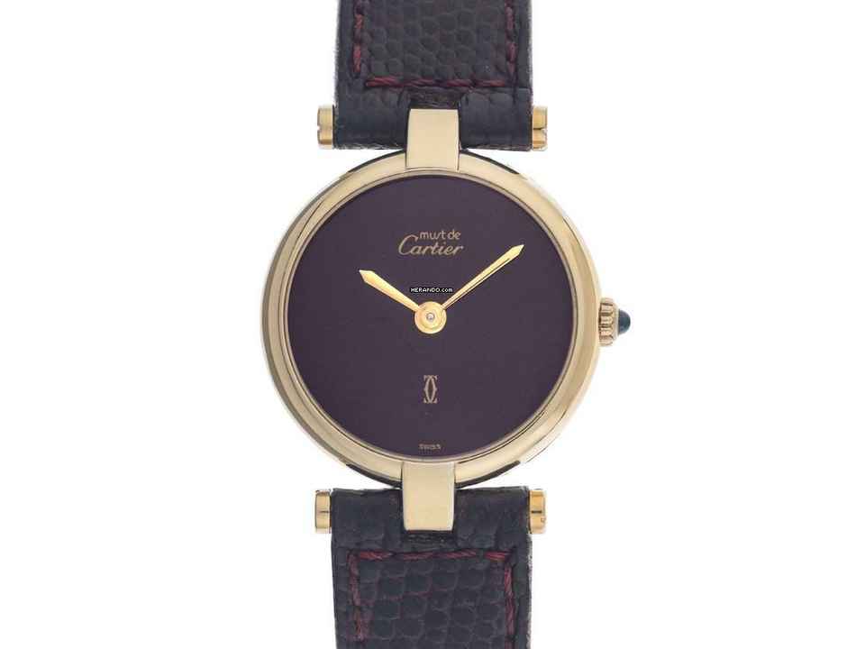  Cartier Vendome Vermeil 1989 original Box sehr Gut Vintage  