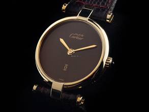 Thumbnail von Cartier Vendome Vermeil 1989 original Box sehr Gut Vintage