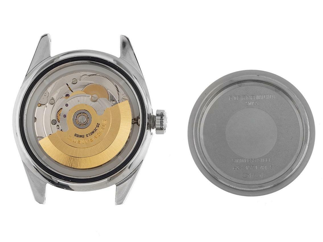 Thumbnail von Eterna Matic Kontiki 1858 red Ref.1571-41 1998 original Box sehr gut Vintage