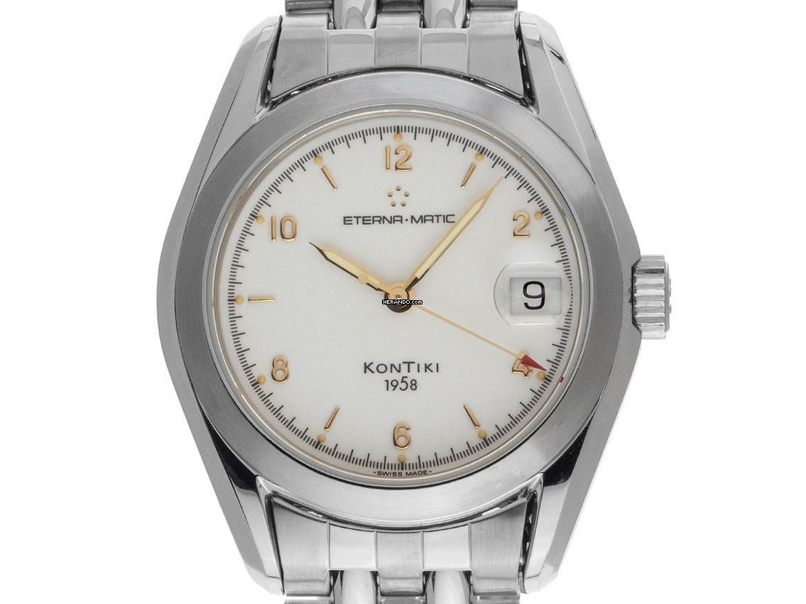  Eterna Kontiki 1958 Ref.1571-41 1996 original Box sehr gut Vintage 