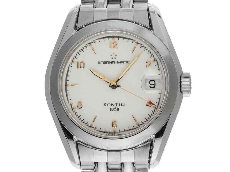  Eterna Kontiki 1958 Ref.1571-41 1996 original Box sehr gut Vintage 
