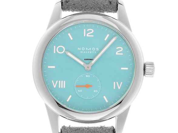  NOMOS Club Campus Glashütte Club Campus Endless Blue Ref.717 2025 Full Set Neu  