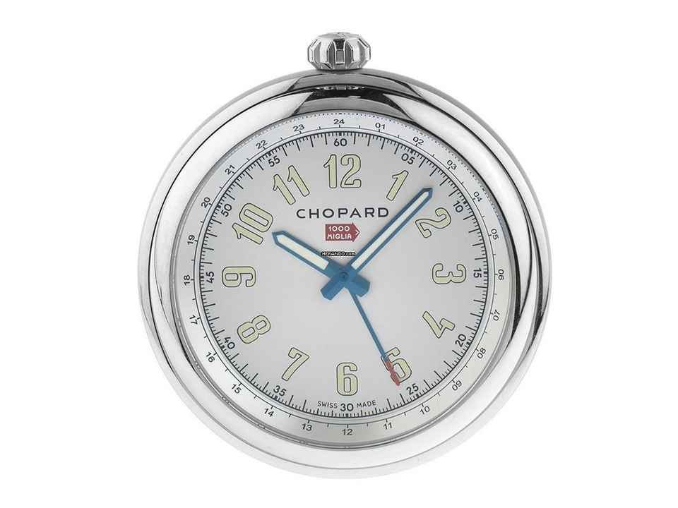  Chopard Classic Racing Tischuhr Stahl Quarz Ref.95020-0134 2025 Full Set Unbenutzt 