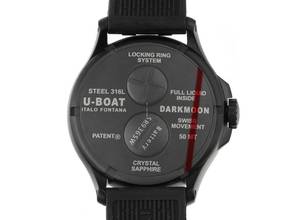 Thumbnail von U-Boat Darkmoon BK schwarz PVD Ref.8464/D Full Set Neu