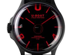 Thumbnail von U-Boat Darkmoon Red Glass Ref.8466/D Full Set Neu