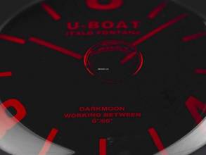 Thumbnail von U-Boat Darkmoon Red Glass Ref.8466/D Full Set Neu