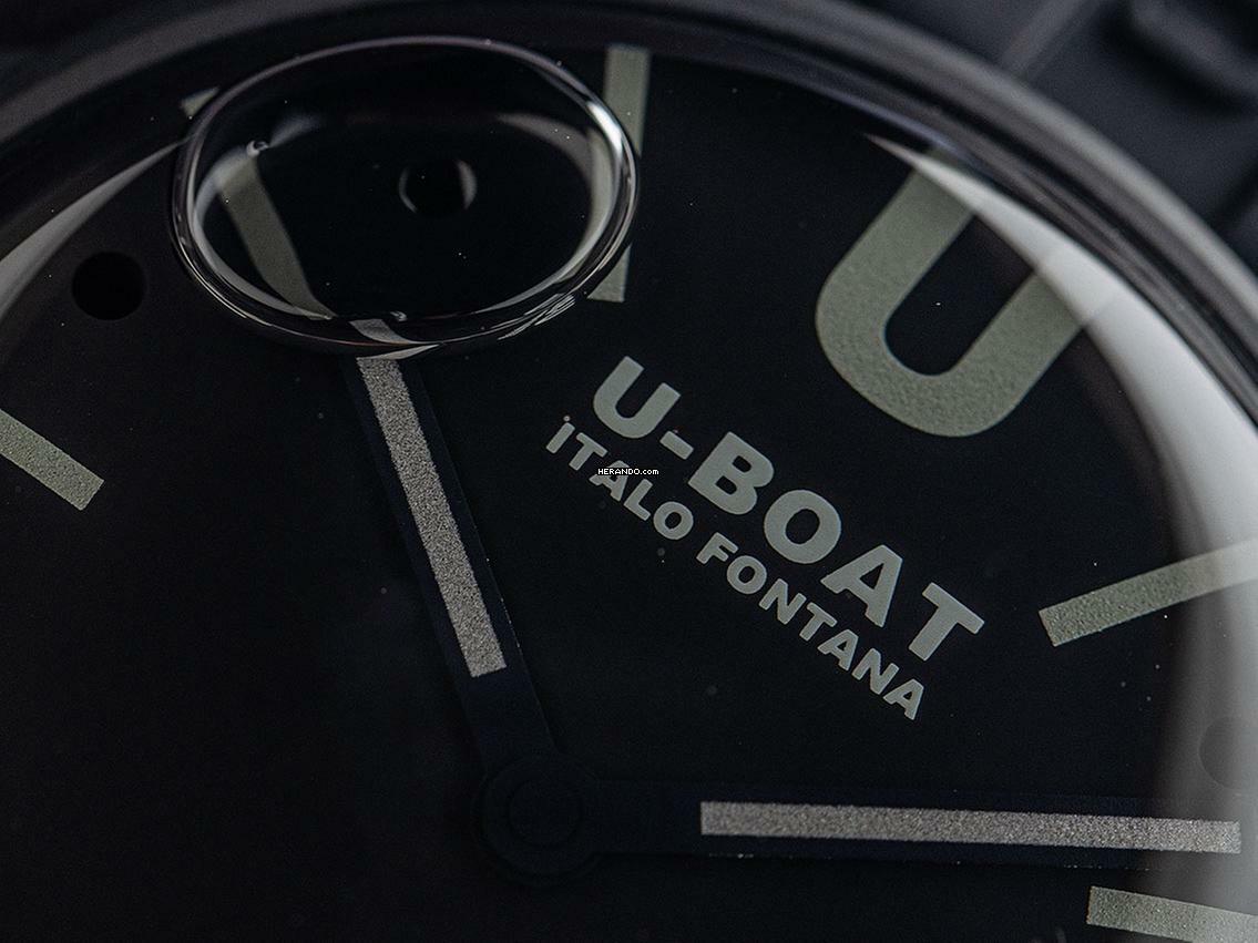 Thumbnail von U-Boat Darkmoon BK schwarz PVD Ref.9544 Full Set Neu