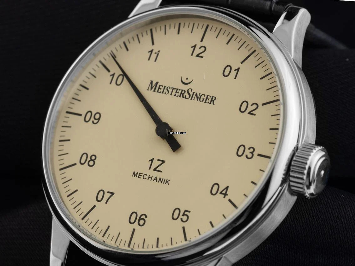 Thumbnail von Meistersinger Scrypto 1Z Scrypto Einzeigeruhr Ref.AM3.03 2003 sehr Gut Vintage </h1>