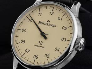 Thumbnail von Meistersinger Scrypto 1Z Scrypto Einzeigeruhr Ref.AM3.03 2003 sehr Gut Vintage </h1>