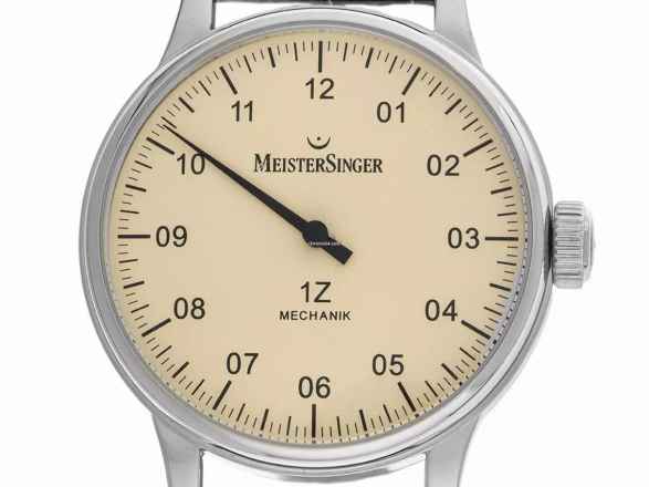  Meistersinger Scrypto 1Z Scrypto Einzeigeruhr Ref.AM3.03 2003 sehr Gut Vintage </h1> 