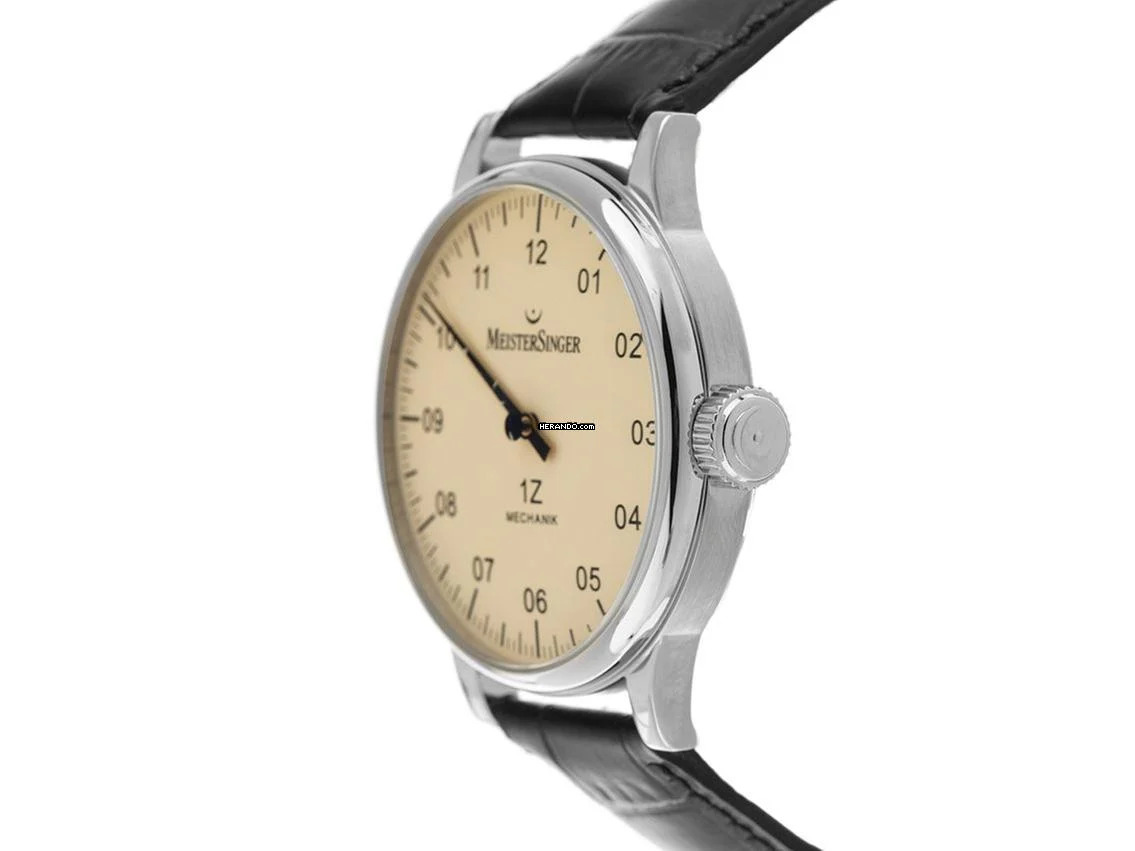 Thumbnail von Meistersinger Scrypto 1Z Scrypto Einzeigeruhr Ref.AM3.03 2003 sehr Gut Vintage </h1>