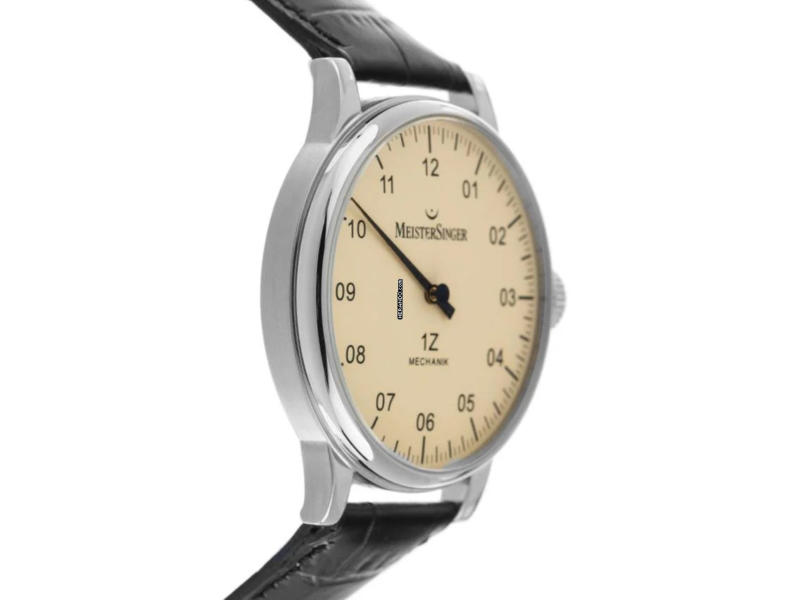 Thumbnail von Meistersinger Scrypto 1Z Scrypto Einzeigeruhr Ref.AM3.03 2003 sehr Gut Vintage </h1>