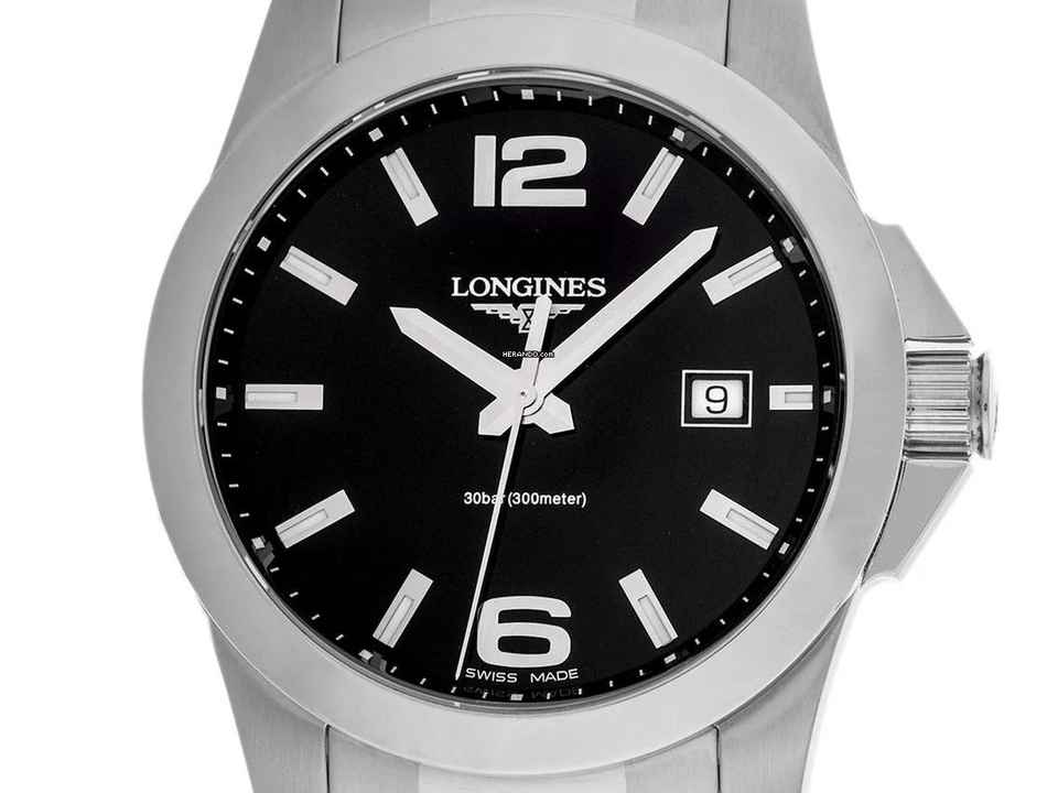  Longines Conquest Ref.L3.659.4.56.6 2016 Full Set wie Neu Vintage </h1> 