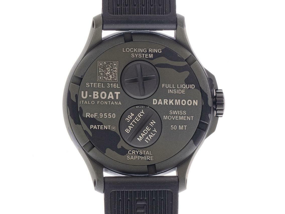 Thumbnail von U-Boat Darkmoon BK grau Camouflage Ref.9550 Full Set Neu