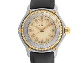 Thumbnail von Ebel Discovery Date Ref.183912 1990 Box&Beschreibung wie Neu Vintage </h1>