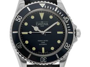 Thumbnail von Davosa Ternos Automatic Sixties Stahl Automatik Armband Leder 40mm Bj.2020 Box&Pap. Full Set Neu