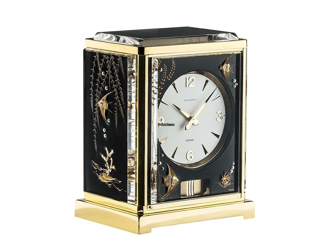 Thumbnail von Jaeger-LeCoultre Atmos Marina China Aquarium Messing Plexiglas Vintage Bj.1965 orig. Transportbox und Beschreibung