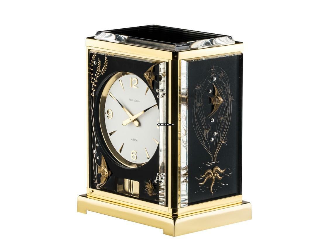 Thumbnail von Jaeger-LeCoultre Atmos Marina China Aquarium Messing Plexiglas Vintage Bj.1965 orig. Transportbox und Beschreibung