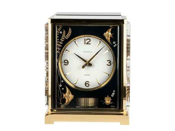  Jaeger-LeCoultre Atmos Marina China Aquarium Messing Plexiglas Vintage Bj.1965 orig. Transportbox und Beschreibung  