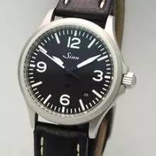 Thumbnail von Sinn 656 / 657 Fliegeruhr Automatic Stahl/Leder Top cond. </h1>