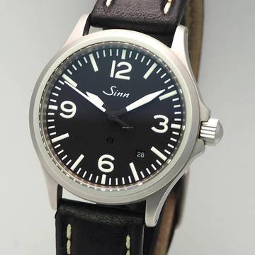  Sinn 656 / 657 Fliegeruhr Automatic Stahl/Leder Top cond. </h1> 