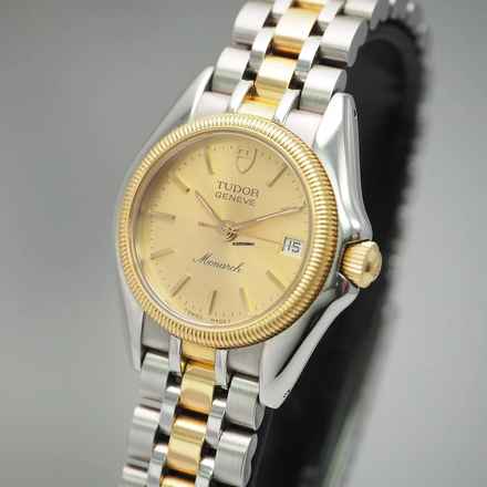  Tudor Monarch Date Lady 15833 Tudor Box +Papiere+Service 