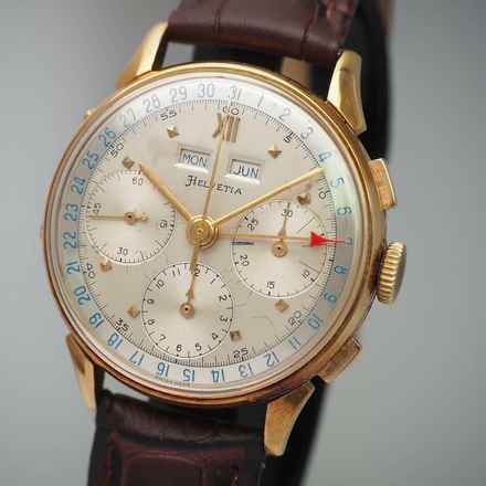  Helvetia Chronograph Triple Date Gold 18k/750 