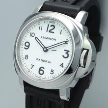 Thumbnail von Panerai Luminor Base Pam 0114 Stahl/Kautschuk B+P