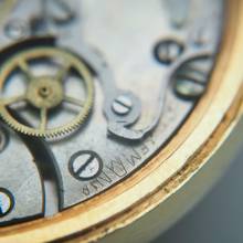 Thumbnail von Lemania Chronometre Chronograph Monopusher Enamel Dial snails scala Tachymeter Ultra Rare