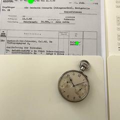 Thumbnail von A. Lange & Söhne Marine-Beobachtungsuhr Auf Ab 1944 Originalzustand </h1>