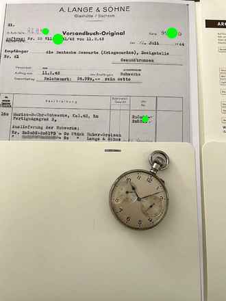  A. Lange & Söhne Marine-Beobachtungsuhr Auf Ab 1944 Originalzustand </h1> 