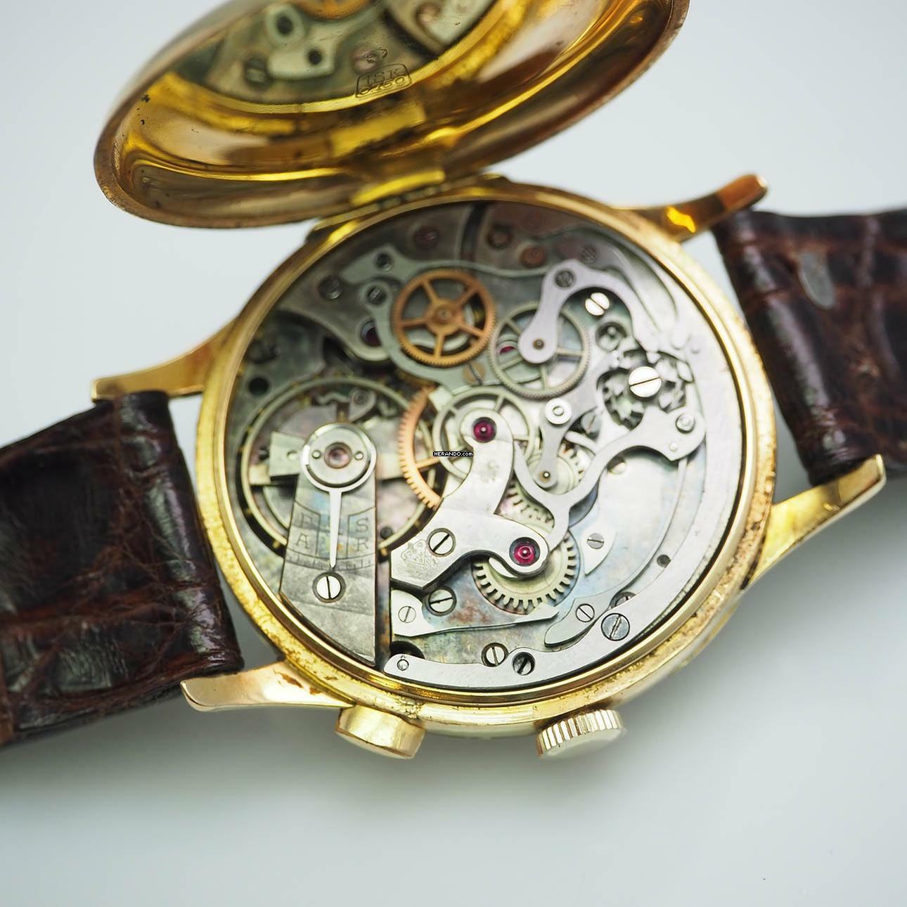 Thumbnail von H.Moser & Cie. Chronograph Monopusher Vintage um 1930 Enamel dial RARE